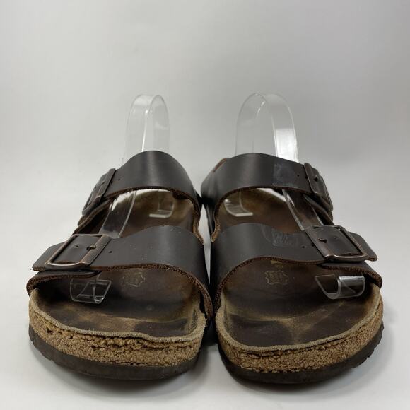 Birkenstock Milano Back Strap Sandals Mens Size 42 US 9-9.5 Brown Leather main image 13